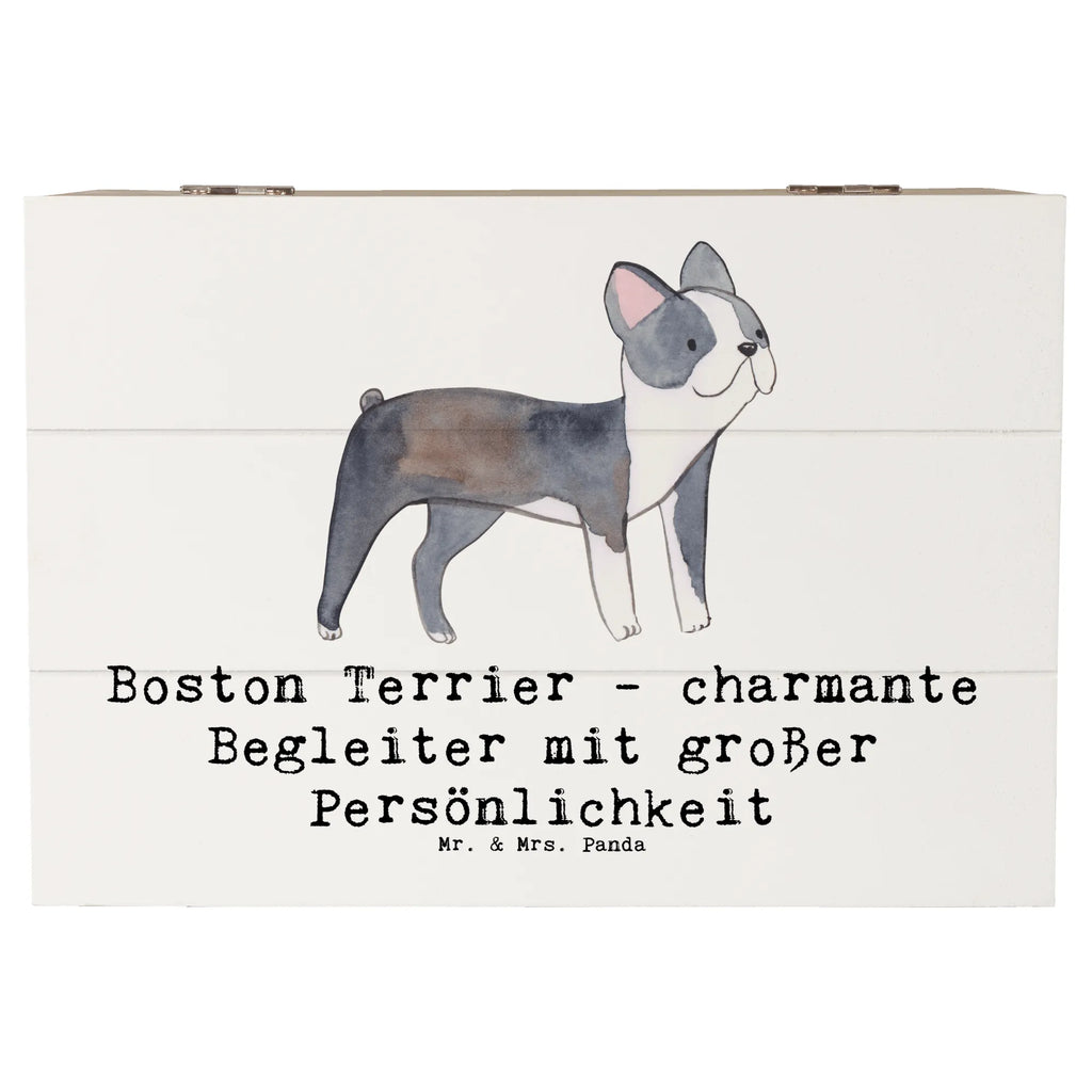 Wooden chest Boston Terrier - charmante Begleiter mit großer Persönlichkeit Erinnerungskiste, Holzkiste, Aufbewahrungsbox, Geschenkbox, Kiste, Truhe, Dekokiste, XXL, Geschenkdose, Schatzkiste, Schatulle, Erinnerungsbox, Hund, Hunderasse, Rassehund, Hundebesitzer, Geschenk, Tierfreund, Schenken, Welpe