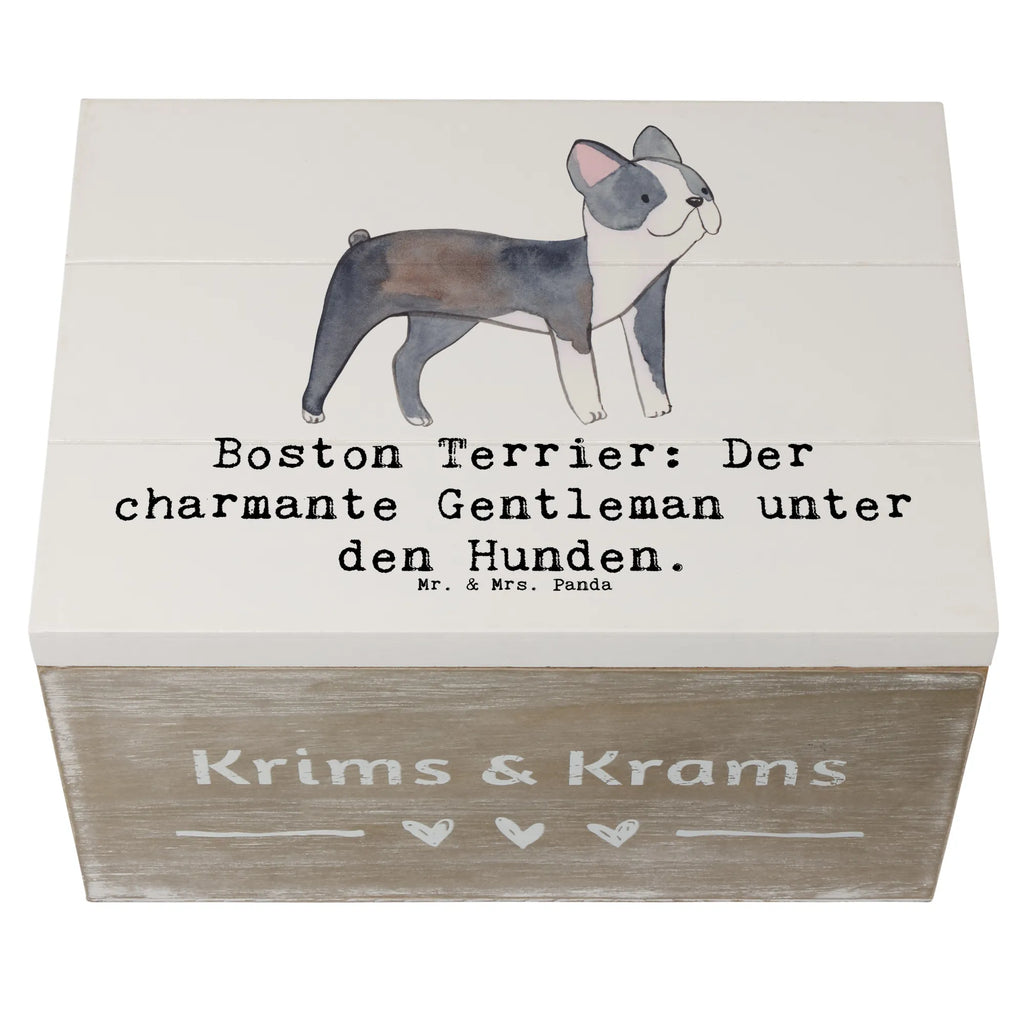 Wooden chest Boston Terrier: Der charmante Gentleman unter den Hunden. Schatulle, Schatzkiste, Dekokiste, Geschenkdose, Truhe, Erinnerungsbox, XXL, Holzkiste, Geschenkbox, Aufbewahrungsbox, Erinnerungskiste, Kiste, Hund, Hunderasse, Rassehund, Hundebesitzer, Geschenk, Tierfreund, Schenken, Welpe