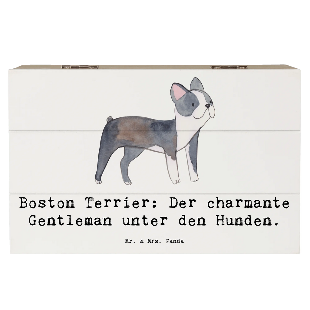 Wooden chest Boston Terrier: Der charmante Gentleman unter den Hunden. Schatulle, Schatzkiste, Dekokiste, Geschenkdose, Truhe, Erinnerungsbox, XXL, Holzkiste, Geschenkbox, Aufbewahrungsbox, Erinnerungskiste, Kiste, Hund, Hunderasse, Rassehund, Hundebesitzer, Geschenk, Tierfreund, Schenken, Welpe
