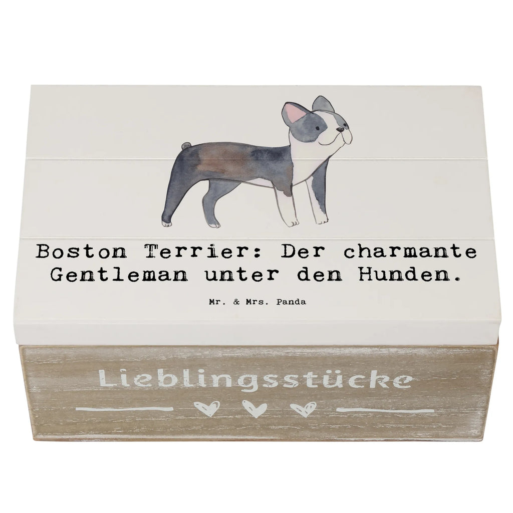 Wooden chest Boston Terrier: Der charmante Gentleman unter den Hunden. Schatulle, Schatzkiste, Dekokiste, Geschenkdose, Truhe, Erinnerungsbox, XXL, Holzkiste, Geschenkbox, Aufbewahrungsbox, Erinnerungskiste, Kiste, Hund, Hunderasse, Rassehund, Hundebesitzer, Geschenk, Tierfreund, Schenken, Welpe