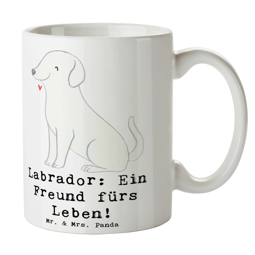 Mug Labrador: Ein Freund fürs Leben! Teetasse, Tasse, Geschenktasse, Bürotasse, Tasse mit Motiven, Porzellantasse, Kaffeetasse, Tasse mit Zitaten, Keramiktasse, Hund, Hunderasse, Rassehund, Hundebesitzer, Geschenk, Tierfreund, Schenken, Welpe
