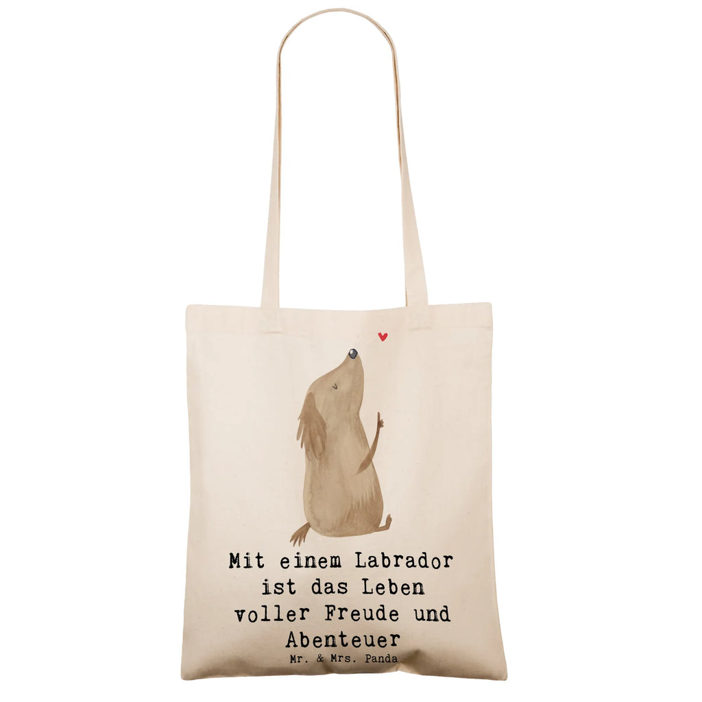 Tote bag Mit einem Labrador ist das Leben voller Freude und Abenteuer Laptoptasche, Einkaufstasche, Badetasche, Stoffbeutel, Stofftasche, Tragetasche, Einkaufstüte, Tasche, Beutel, Strandtasche, Beuteltasche, Shopper, Schultertasche, Jutetasche, Jutebeutel, Umhängetasche, Hund, Hunderasse, Rassehund, Hundebesitzer, Geschenk, Tierfreund, Schenken, Welpe