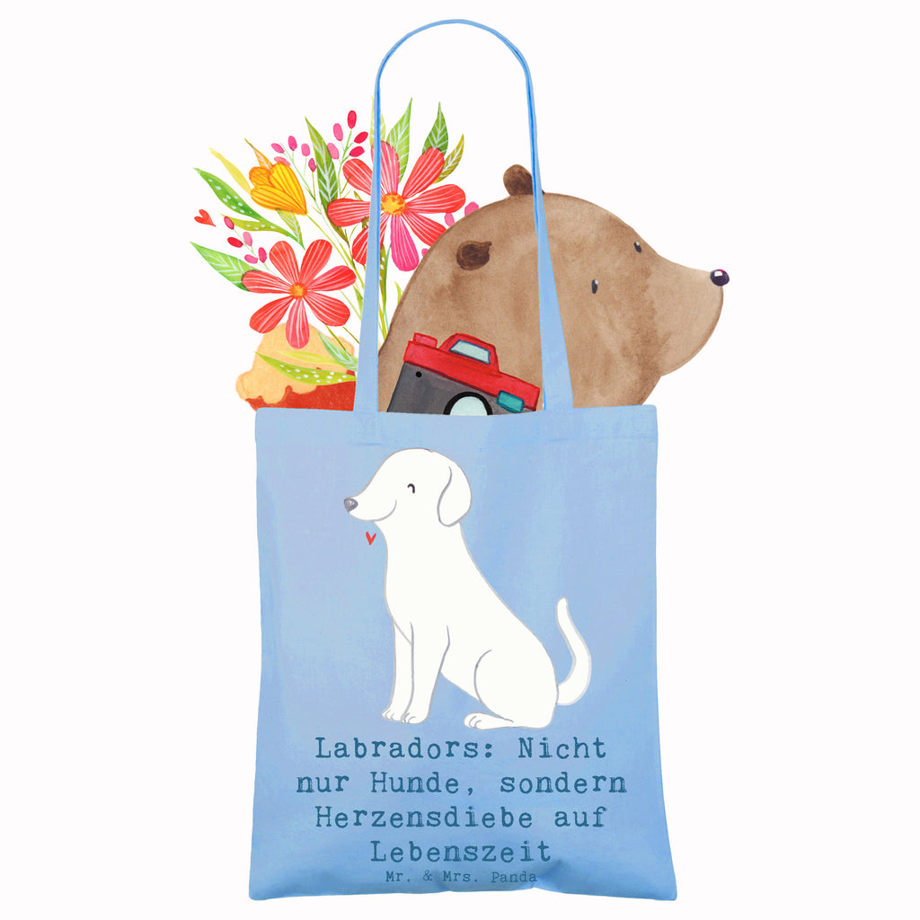 Tragetasche Labrador Herzensdiebe Badetasche, Schultertasche, Einkaufstasche, Strandtasche, Stofftasche, Umhängetasche, Beuteltasche, Stoffbeutel, Tasche, Jutetasche, Tragetasche, Beutel, Shopper, Jutebeutel, Einkaufstüte, Laptoptasche, Hund, Hunderasse, Rassehund, Hundebesitzer, Geschenk, Tierfreund, Schenken, Welpe