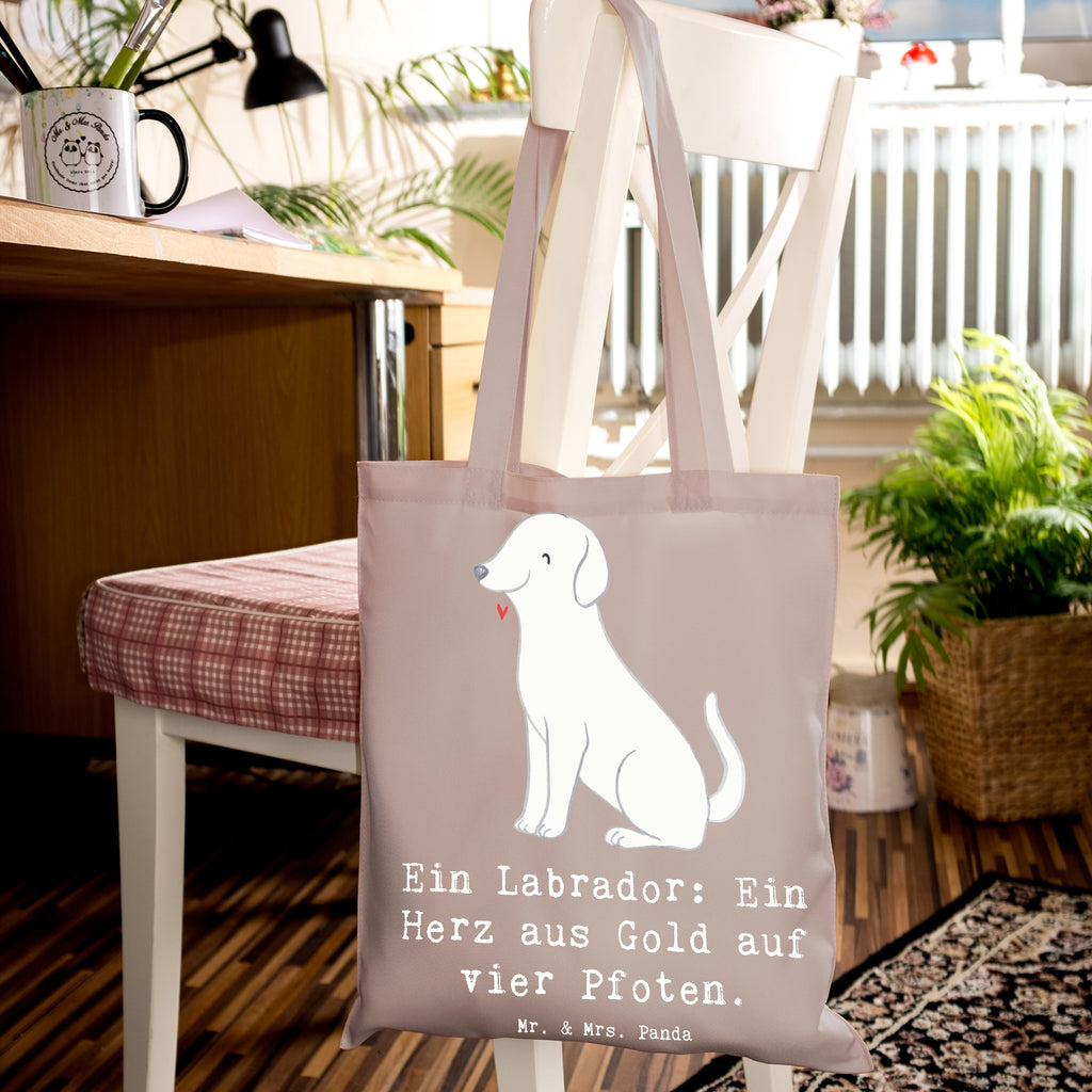 Tragetasche Labrador Herz Strandtasche, Einkaufstasche, Stofftasche, Umhängetasche, Stoffbeutel, Jutebeutel, Laptoptasche, Jutetasche, Badetasche, Einkaufstüte, Tasche, Schultertasche, Tragetasche, Beutel, Beuteltasche, Shopper, Hund, Hunderasse, Rassehund, Hundebesitzer, Geschenk, Tierfreund, Schenken, Welpe