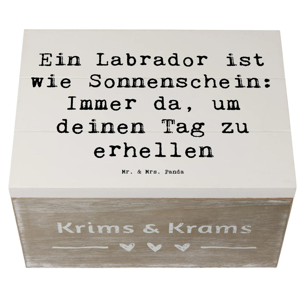 Wooden chest Saying Ein Labrador ist wie Sonnenschein: Immer da, um deinen Tag zu erhellen Schatzkiste, Kiste, Dekokiste, Geschenkdose, Truhe, Geschenkbox, Schatulle, Erinnerungsbox, Holzkiste, Erinnerungskiste, Aufbewahrungsbox, XXL, Hund, Hunderasse, Rassehund, Hundebesitzer, Geschenk, Tierfreund, Schenken, Welpe