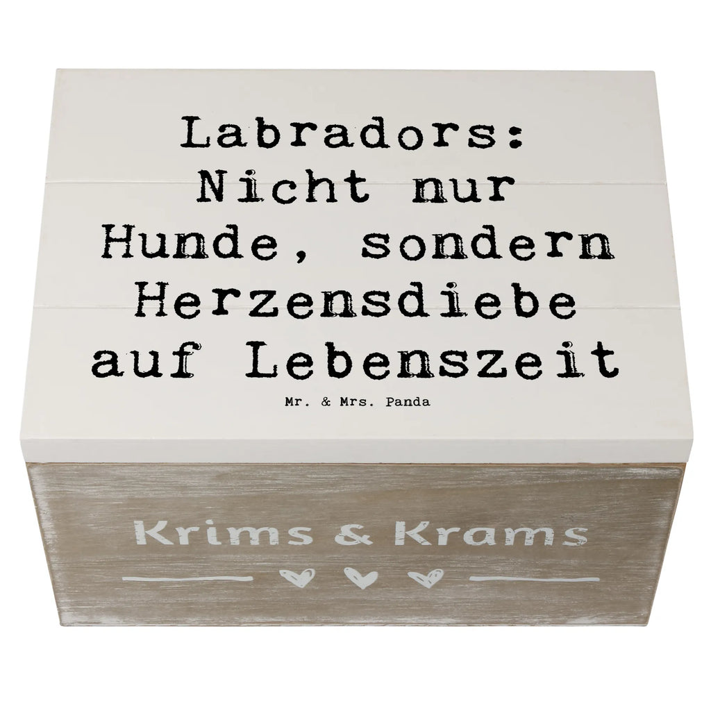 Wooden chest Saying Labradors: Nicht nur Hunde, sondern Herzensdiebe auf Lebenszeit Aufbewahrungsbox, Erinnerungskiste, Geschenkdose, Holzkiste, Truhe, Dekokiste, Schatzkiste, Geschenkbox, Schatulle, Kiste, XXL, Erinnerungsbox, Hund, Hunderasse, Rassehund, Hundebesitzer, Geschenk, Tierfreund, Schenken, Welpe