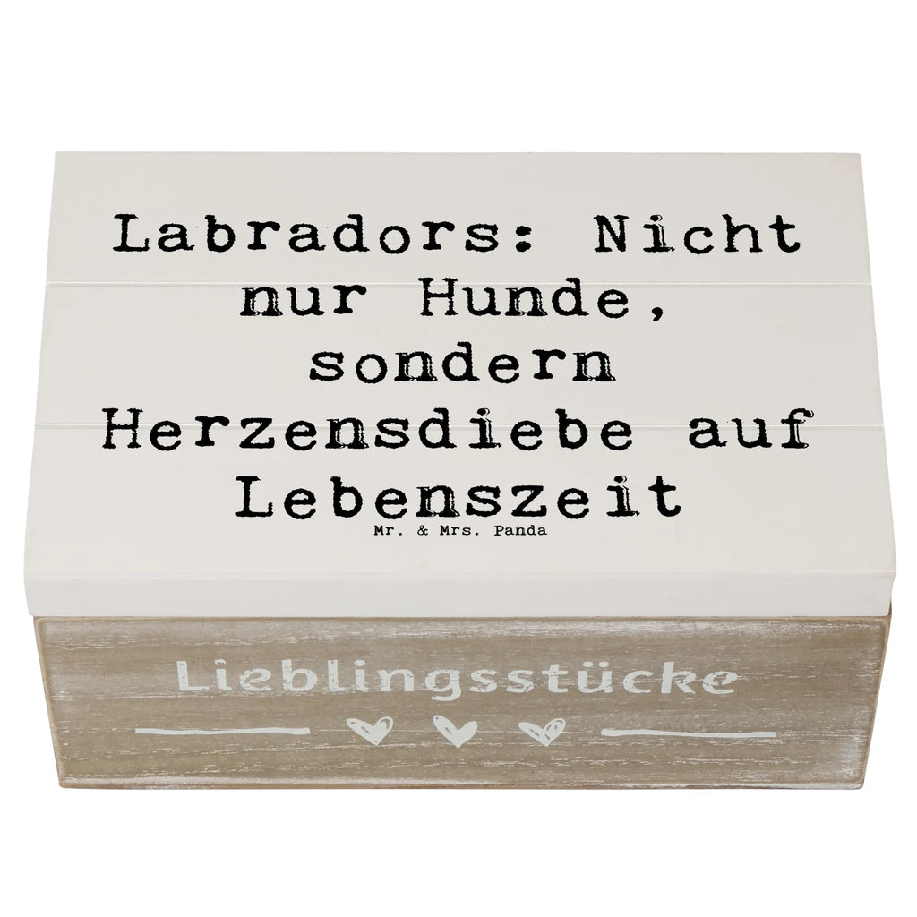 Wooden chest Saying Labradors: Nicht nur Hunde, sondern Herzensdiebe auf Lebenszeit Aufbewahrungsbox, Erinnerungskiste, Geschenkdose, Holzkiste, Truhe, Dekokiste, Schatzkiste, Geschenkbox, Schatulle, Kiste, XXL, Erinnerungsbox, Hund, Hunderasse, Rassehund, Hundebesitzer, Geschenk, Tierfreund, Schenken, Welpe