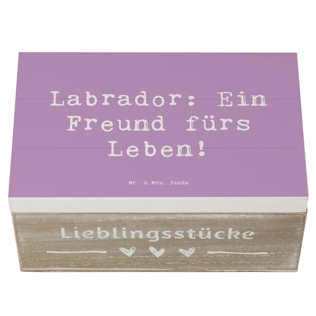 Holzkiste Spruch Labrador Freund Erinnerungsbox, Erinnerungskiste, Aufbewahrungsbox, Geschenkdose, XXL, Geschenkbox, Truhe, Dekokiste, Schatzkiste, Schatulle, Kiste, Holzkiste, Hund, Hunderasse, Rassehund, Hundebesitzer, Geschenk, Tierfreund, Schenken, Welpe
