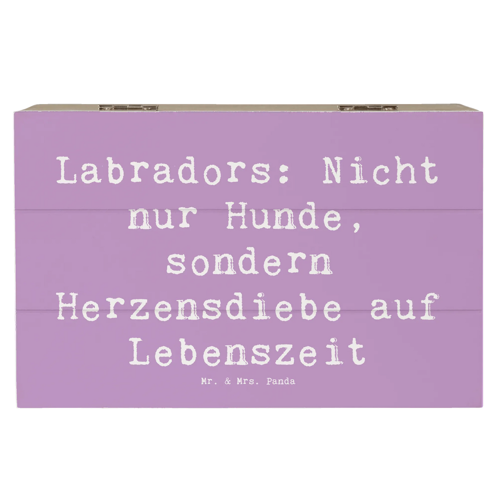 Wooden chest Saying Labradors: Nicht nur Hunde, sondern Herzensdiebe auf Lebenszeit Aufbewahrungsbox, Erinnerungskiste, Geschenkdose, Holzkiste, Truhe, Dekokiste, Schatzkiste, Geschenkbox, Schatulle, Kiste, XXL, Erinnerungsbox, Hund, Hunderasse, Rassehund, Hundebesitzer, Geschenk, Tierfreund, Schenken, Welpe