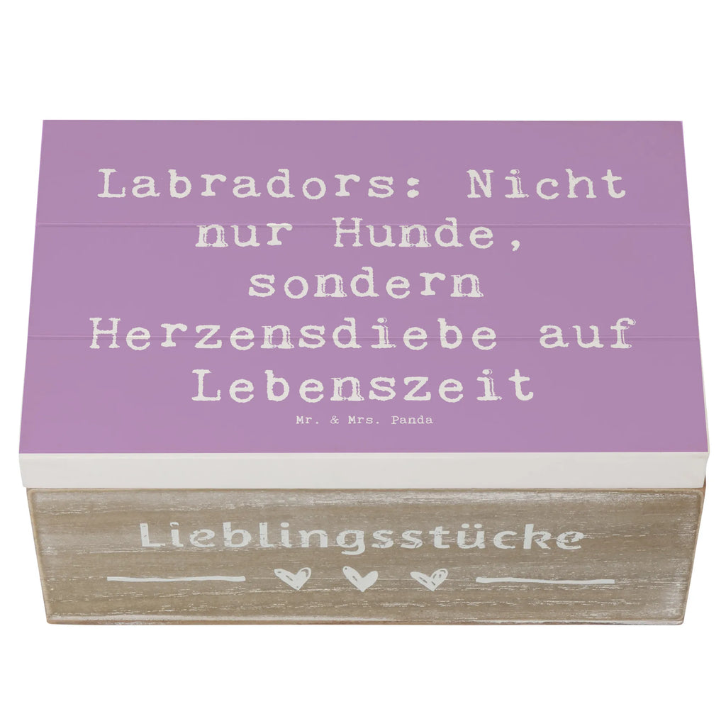 Wooden chest Saying Labradors: Nicht nur Hunde, sondern Herzensdiebe auf Lebenszeit Aufbewahrungsbox, Erinnerungskiste, Geschenkdose, Holzkiste, Truhe, Dekokiste, Schatzkiste, Geschenkbox, Schatulle, Kiste, XXL, Erinnerungsbox, Hund, Hunderasse, Rassehund, Hundebesitzer, Geschenk, Tierfreund, Schenken, Welpe