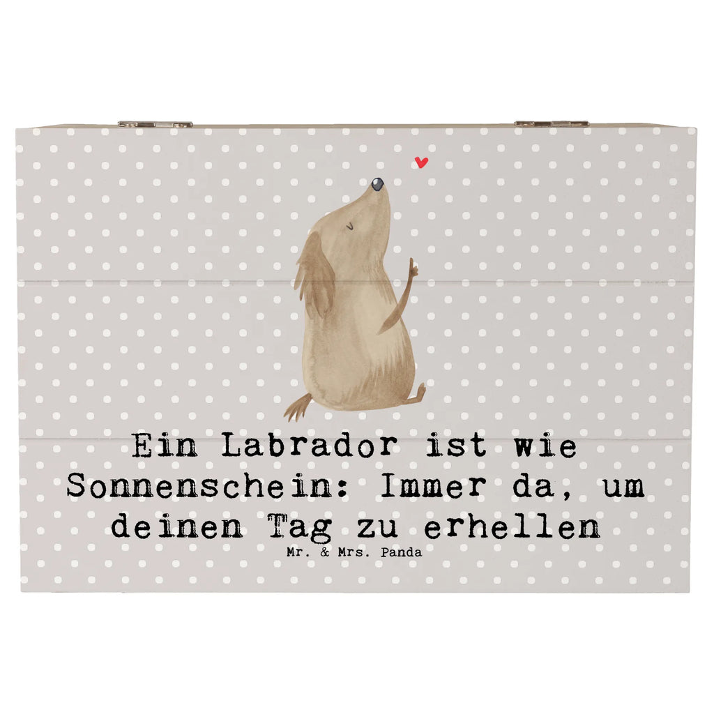 Holzkiste Labrador Sonnenschein Aufbewahrungsbox, Geschenkdose, Schatulle, XXL, Kiste, Erinnerungskiste, Dekokiste, Holzkiste, Truhe, Geschenkbox, Schatzkiste, Erinnerungsbox, Hund, Hunderasse, Rassehund, Hundebesitzer, Geschenk, Tierfreund, Schenken, Welpe