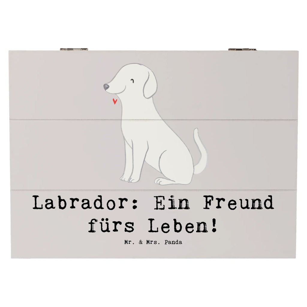 Holzkiste Labrador Freund Kiste, Erinnerungskiste, Dekokiste, Geschenkdose, Truhe, Erinnerungsbox, Schatzkiste, Schatulle, Geschenkbox, Aufbewahrungsbox, XXL, Holzkiste, Hund, Hunderasse, Rassehund, Hundebesitzer, Geschenk, Tierfreund, Schenken, Welpe