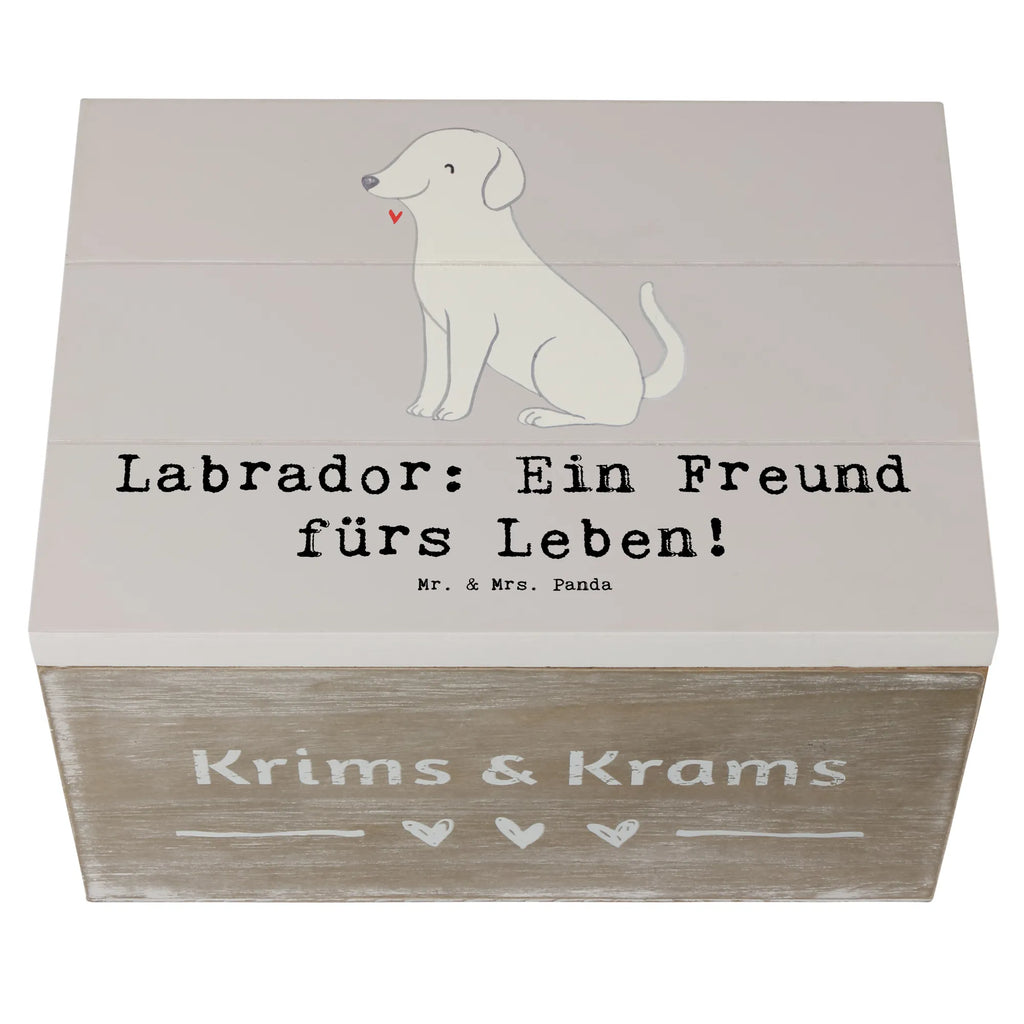 Holzkiste Labrador Freund Kiste, Erinnerungskiste, Dekokiste, Geschenkdose, Truhe, Erinnerungsbox, Schatzkiste, Schatulle, Geschenkbox, Aufbewahrungsbox, XXL, Holzkiste, Hund, Hunderasse, Rassehund, Hundebesitzer, Geschenk, Tierfreund, Schenken, Welpe