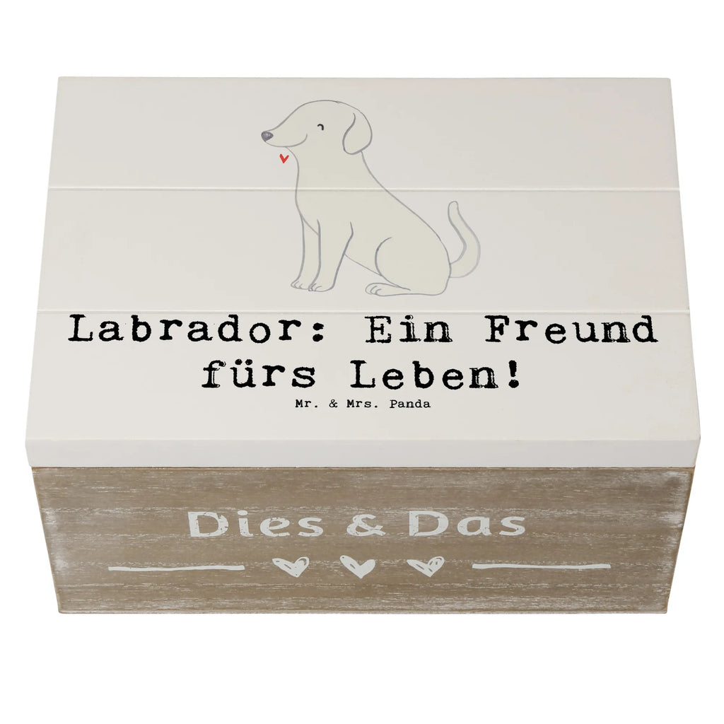 Holzkiste Labrador Freund Kiste, Erinnerungskiste, Dekokiste, Geschenkdose, Truhe, Erinnerungsbox, Schatzkiste, Schatulle, Geschenkbox, Aufbewahrungsbox, XXL, Holzkiste, Hund, Hunderasse, Rassehund, Hundebesitzer, Geschenk, Tierfreund, Schenken, Welpe
