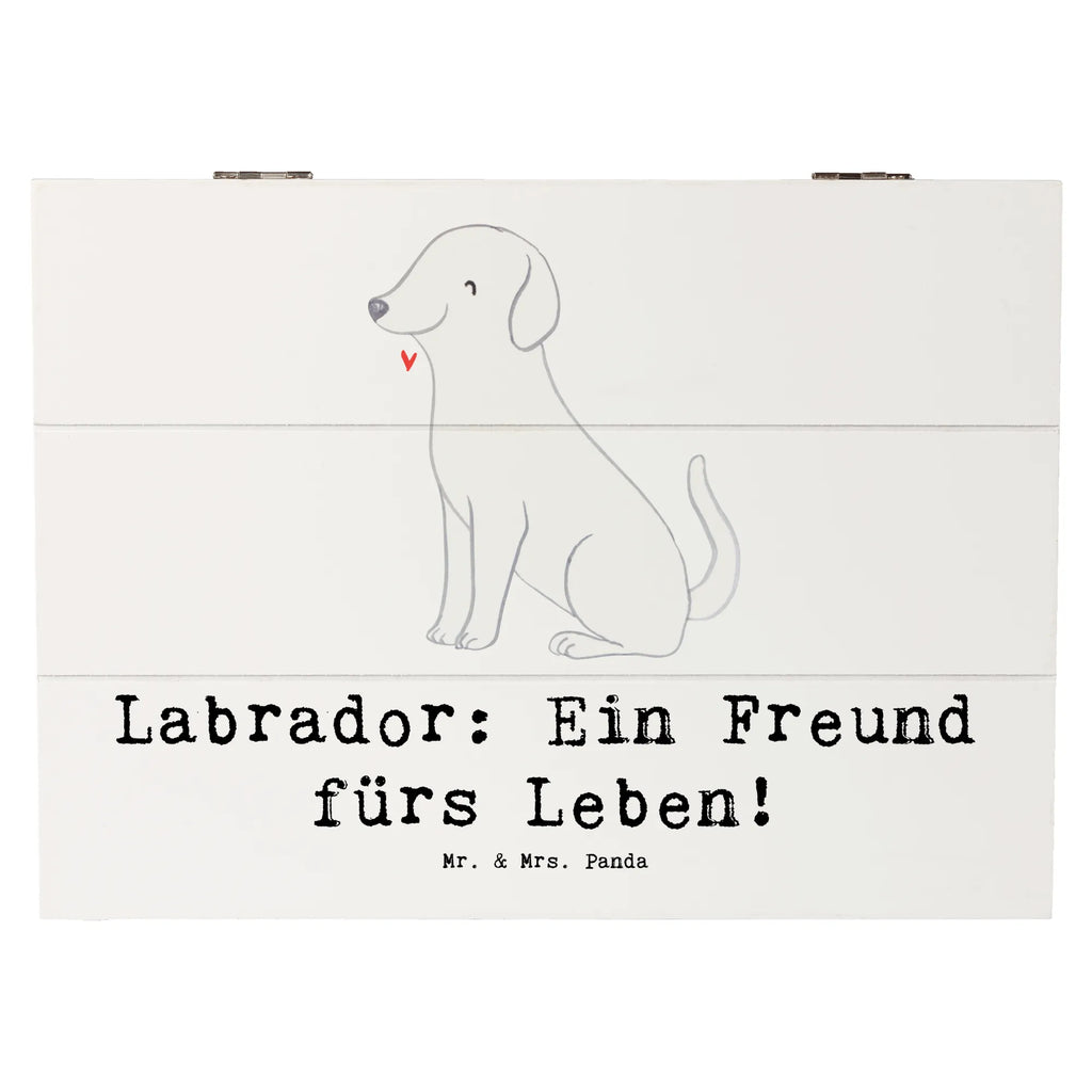 Holzkiste Labrador Freund Kiste, Erinnerungskiste, Dekokiste, Geschenkdose, Truhe, Erinnerungsbox, Schatzkiste, Schatulle, Geschenkbox, Aufbewahrungsbox, XXL, Holzkiste, Hund, Hunderasse, Rassehund, Hundebesitzer, Geschenk, Tierfreund, Schenken, Welpe