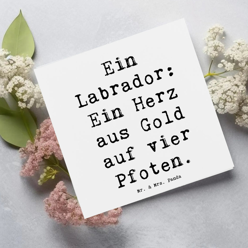 Deluxe Karte Spruch Labrador Herz Karte, Grußkarte, Hochwertige Grußkarte, Klappkarte, Geburtstagskarte, Glückwunschkarte, Einladungskarte, Hochzeitskarte, Hochwertige Klappkarte, Hund, Hunderasse, Rassehund, Hundebesitzer, Geschenk, Tierfreund, Schenken, Welpe