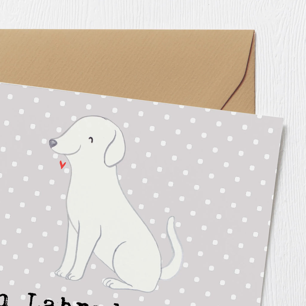 Deluxe Karte Labrador Herz Glückwunschkarte, Karte, Klappkarte, Geburtstagskarte, Hochwertige Klappkarte, Hochwertige Grußkarte, Einladungskarte, Hochzeitskarte, Grußkarte, Hund, Hunderasse, Rassehund, Hundebesitzer, Geschenk, Tierfreund, Schenken, Welpe