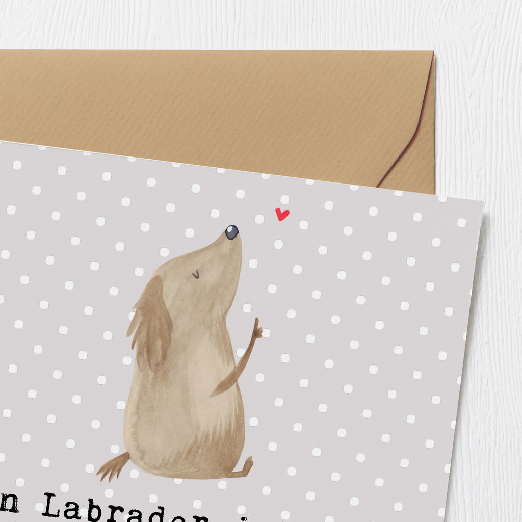 Deluxe Karte Labrador Sonnenschein Klappkarte, Hochzeitskarte, Einladungskarte, Karte, Hochwertige Klappkarte, Glückwunschkarte, Grußkarte, Hochwertige Grußkarte, Geburtstagskarte, Hund, Hunderasse, Rassehund, Hundebesitzer, Geschenk, Tierfreund, Schenken, Welpe