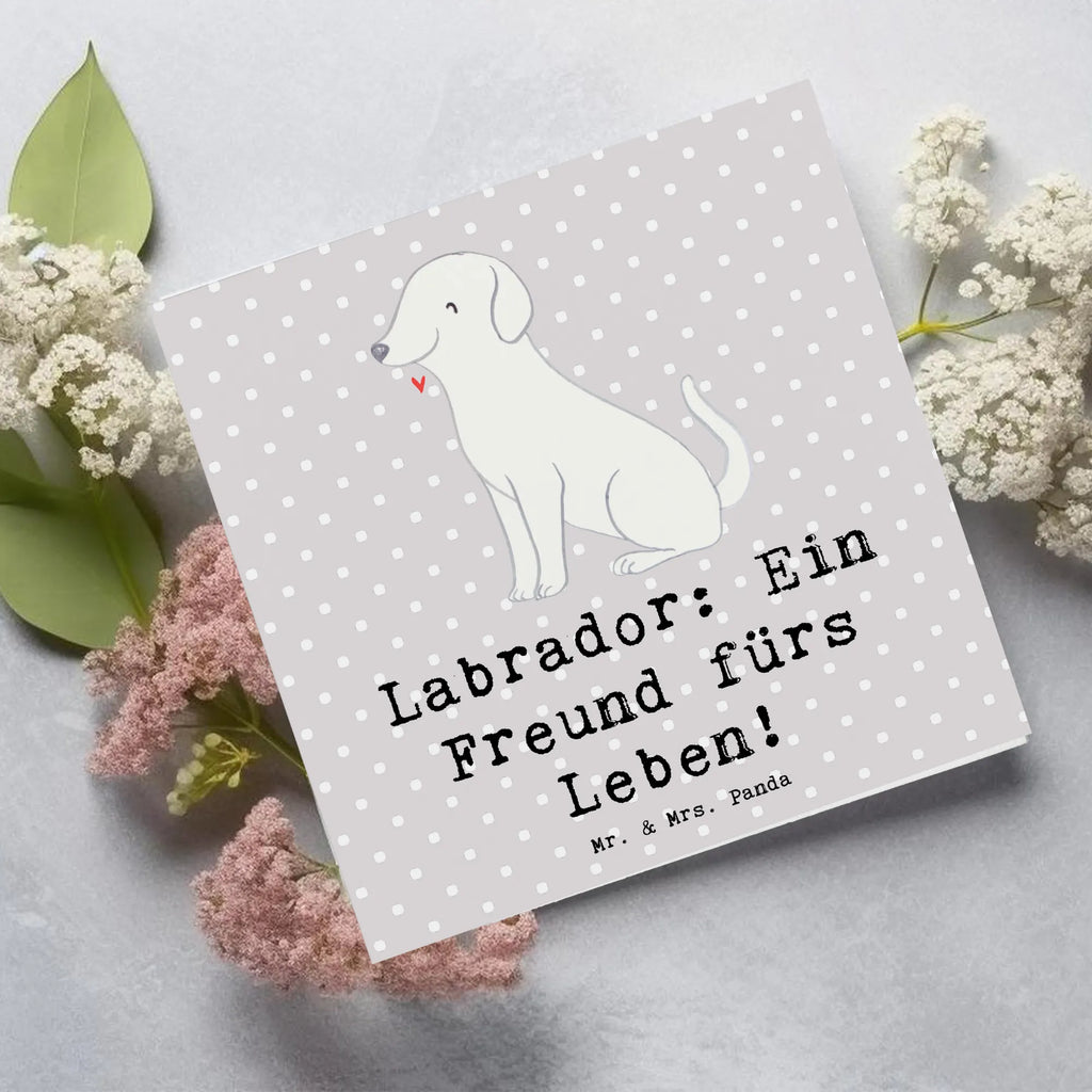 Deluxe Karte Labrador Freund Geburtstagskarte, Glückwunschkarte, Hochwertige Klappkarte, Einladungskarte, Hochzeitskarte, Karte, Hochwertige Grußkarte, Grußkarte, Klappkarte, Hund, Hunderasse, Rassehund, Hundebesitzer, Geschenk, Tierfreund, Schenken, Welpe