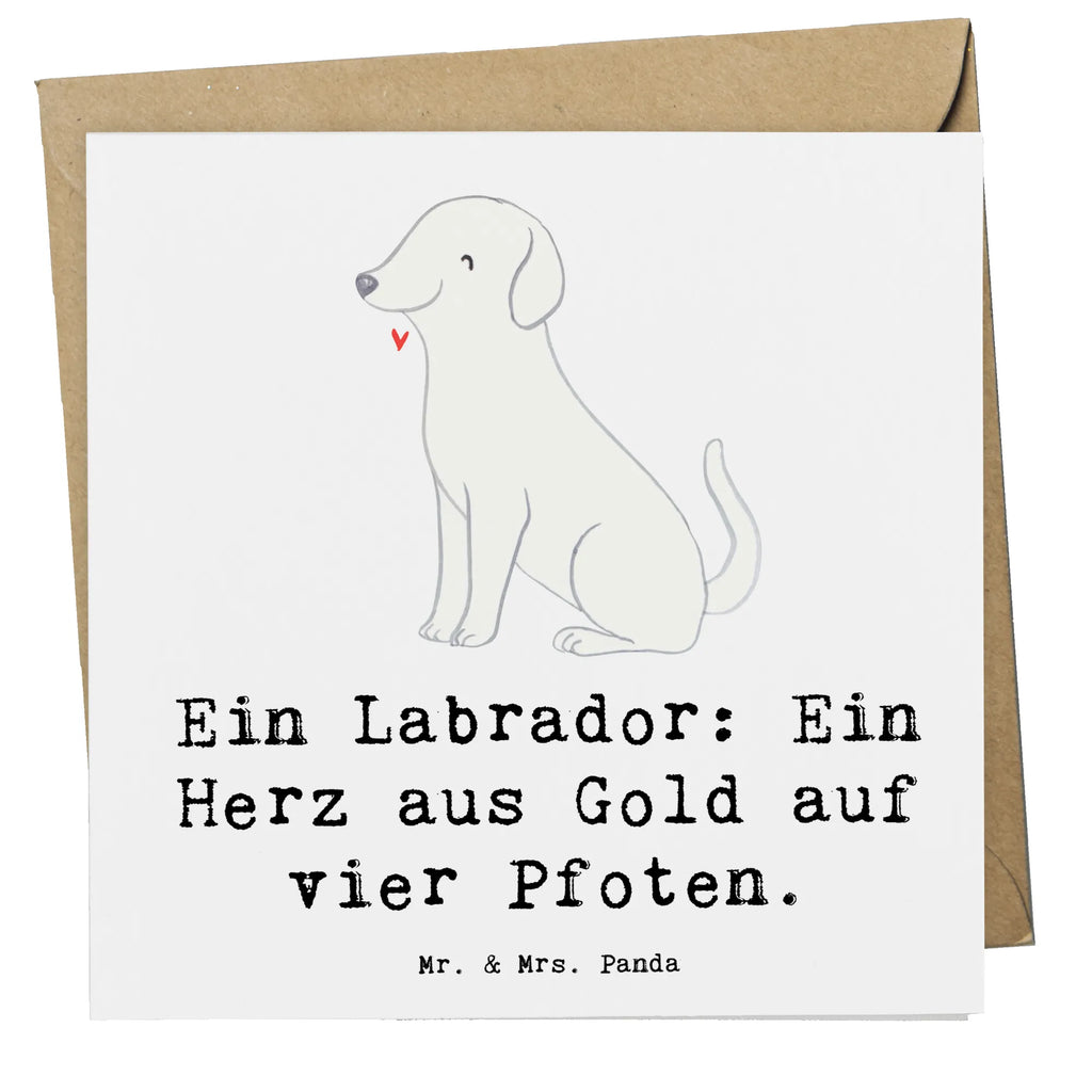 Deluxe Karte Labrador Herz Glückwunschkarte, Karte, Klappkarte, Geburtstagskarte, Hochwertige Klappkarte, Hochwertige Grußkarte, Einladungskarte, Hochzeitskarte, Grußkarte, Hund, Hunderasse, Rassehund, Hundebesitzer, Geschenk, Tierfreund, Schenken, Welpe