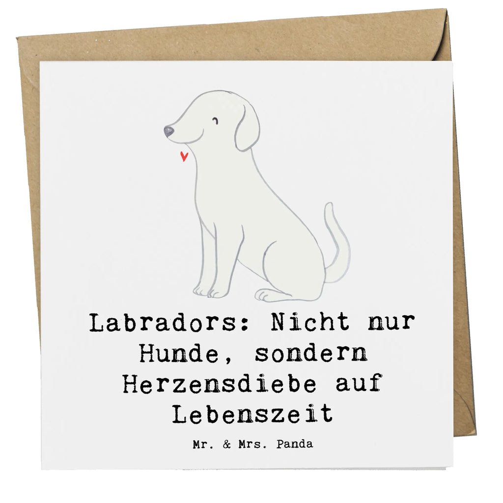 Deluxe Karte Labrador Herzensdiebe Klappkarte, Karte, Hochzeitskarte, Grußkarte, Hochwertige Klappkarte, Geburtstagskarte, Einladungskarte, Hochwertige Grußkarte, Glückwunschkarte, Hund, Hunderasse, Rassehund, Hundebesitzer, Geschenk, Tierfreund, Schenken, Welpe