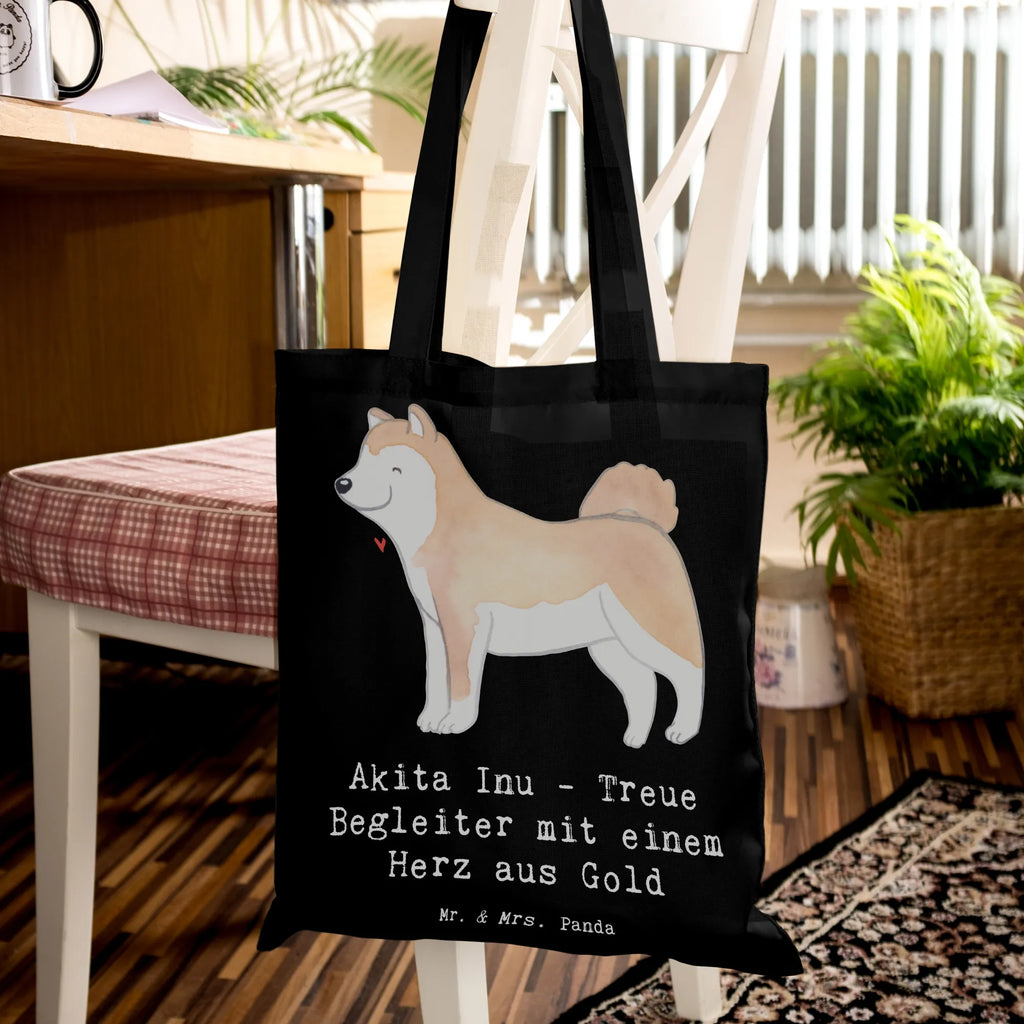 Tragetasche Akita Inu Herz Badetasche, Jutebeutel, Umhängetasche, Einkaufstasche, Strandtasche, Tasche, Beutel, Stofftasche, Schultertasche, Laptoptasche, Tragetasche, Einkaufstüte, Shopper, Stoffbeutel, Beuteltasche, Jutetasche, Hund, Hunderasse, Rassehund, Hundebesitzer, Geschenk, Tierfreund, Schenken, Welpe