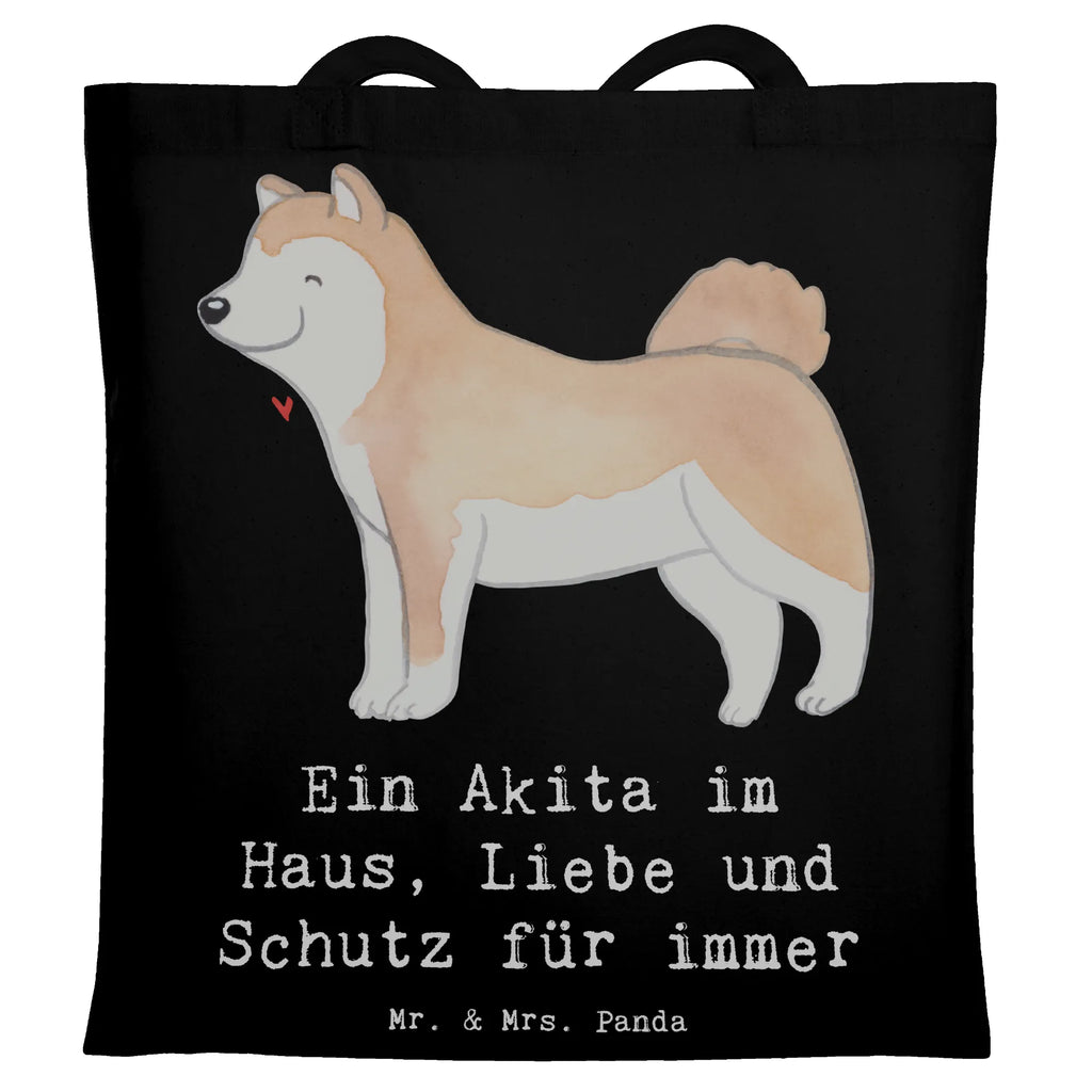 Tote bag Ein Akita im Haus, Liebe und Schutz für immer Stofftasche, Shopper, Einkaufstasche, Umhängetasche, Tragetasche, Jutebeutel, Stoffbeutel, Beutel, Beuteltasche, Strandtasche, Badetasche, Einkaufstüte, Schultertasche, Jutetasche, Laptoptasche, Tasche, Hund, Hunderasse, Rassehund, Hundebesitzer, Geschenk, Tierfreund, Schenken, Welpe