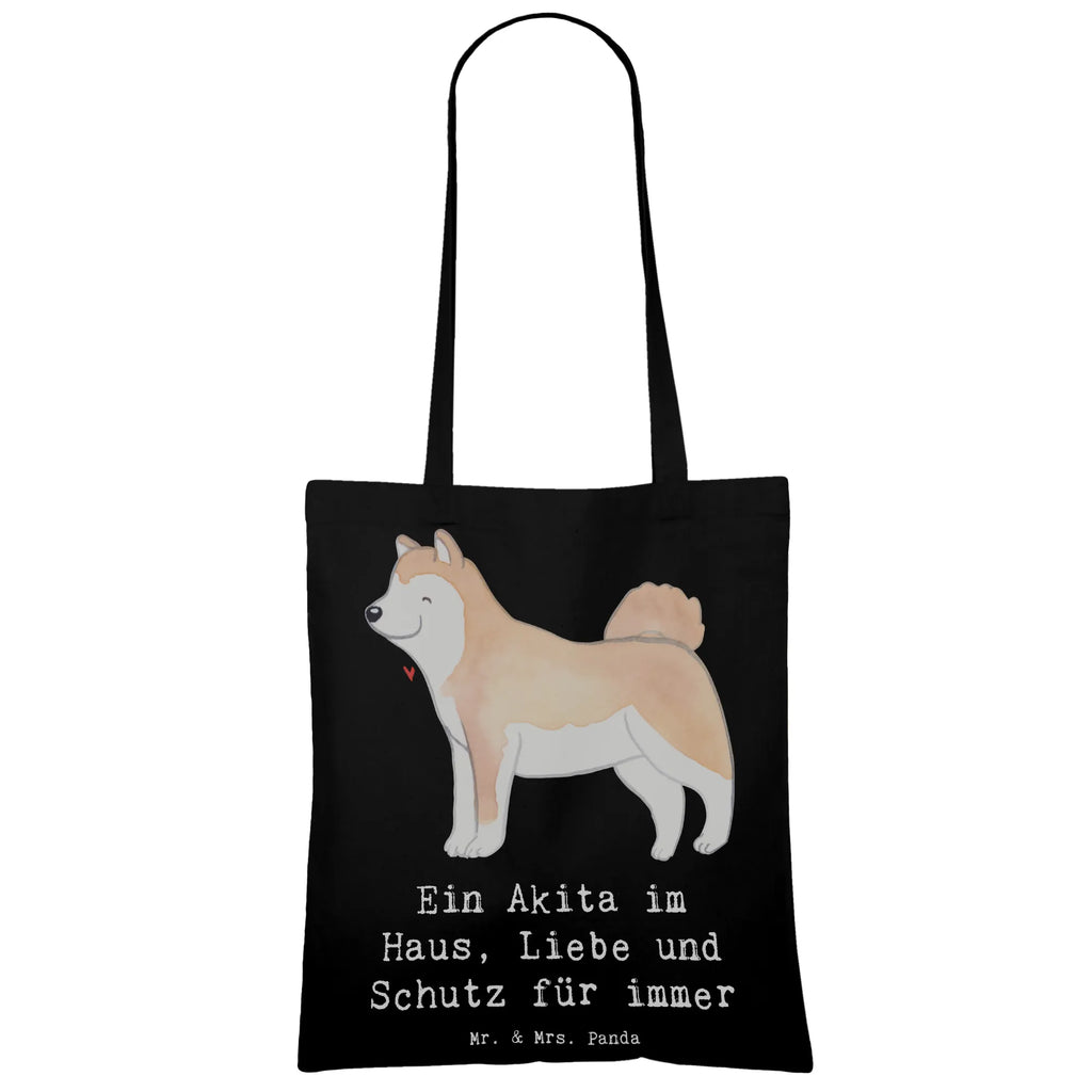 Tote bag Ein Akita im Haus, Liebe und Schutz für immer Stofftasche, Shopper, Einkaufstasche, Umhängetasche, Tragetasche, Jutebeutel, Stoffbeutel, Beutel, Beuteltasche, Strandtasche, Badetasche, Einkaufstüte, Schultertasche, Jutetasche, Laptoptasche, Tasche, Hund, Hunderasse, Rassehund, Hundebesitzer, Geschenk, Tierfreund, Schenken, Welpe