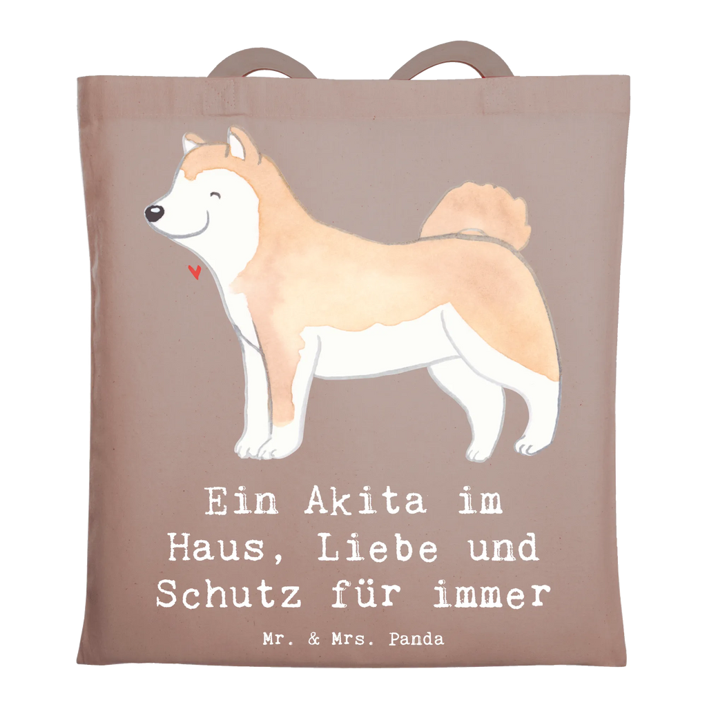 Tote bag Ein Akita im Haus, Liebe und Schutz für immer Stofftasche, Shopper, Einkaufstasche, Umhängetasche, Tragetasche, Jutebeutel, Stoffbeutel, Beutel, Beuteltasche, Strandtasche, Badetasche, Einkaufstüte, Schultertasche, Jutetasche, Laptoptasche, Tasche, Hund, Hunderasse, Rassehund, Hundebesitzer, Geschenk, Tierfreund, Schenken, Welpe