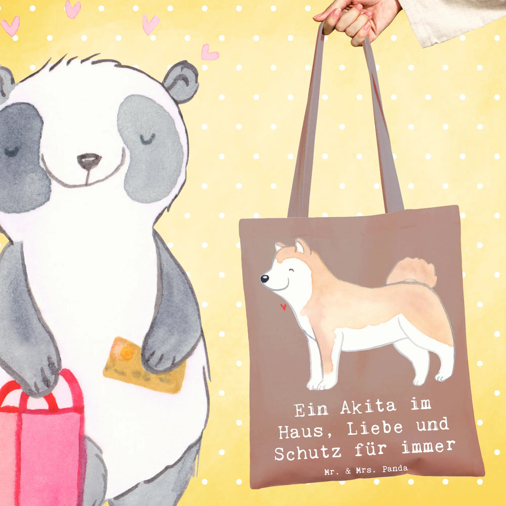 Tote bag Ein Akita im Haus, Liebe und Schutz für immer Stofftasche, Shopper, Einkaufstasche, Umhängetasche, Tragetasche, Jutebeutel, Stoffbeutel, Beutel, Beuteltasche, Strandtasche, Badetasche, Einkaufstüte, Schultertasche, Jutetasche, Laptoptasche, Tasche, Hund, Hunderasse, Rassehund, Hundebesitzer, Geschenk, Tierfreund, Schenken, Welpe