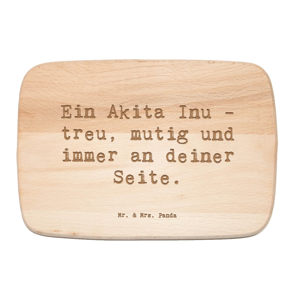 Serving board Saying Ein Akita Inu - treu, mutig und immer an deiner Seite. cutting board, breakfast board, Board, Dog, dog breed, purebred dog, dog owner, gift, animal lover, giving, puppy