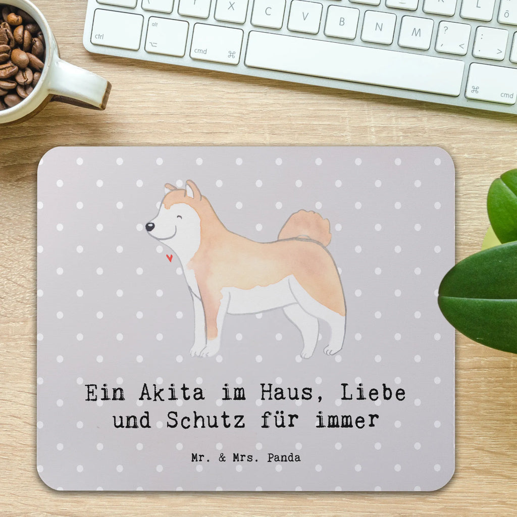 Mouse mat Ein Akita im Haus, Liebe und Schutz für immer Mausunterlage, Mauspad, PC Zubehör, Computer zubehör, Arbeitszimmer, Einzigartiges Mauspad, Mousepad, Büroausstattung, Mauspad Büro, Designer Mauspad, Hund, Hunderasse, Rassehund, Hundebesitzer, Geschenk, Tierfreund, Schenken, Welpe