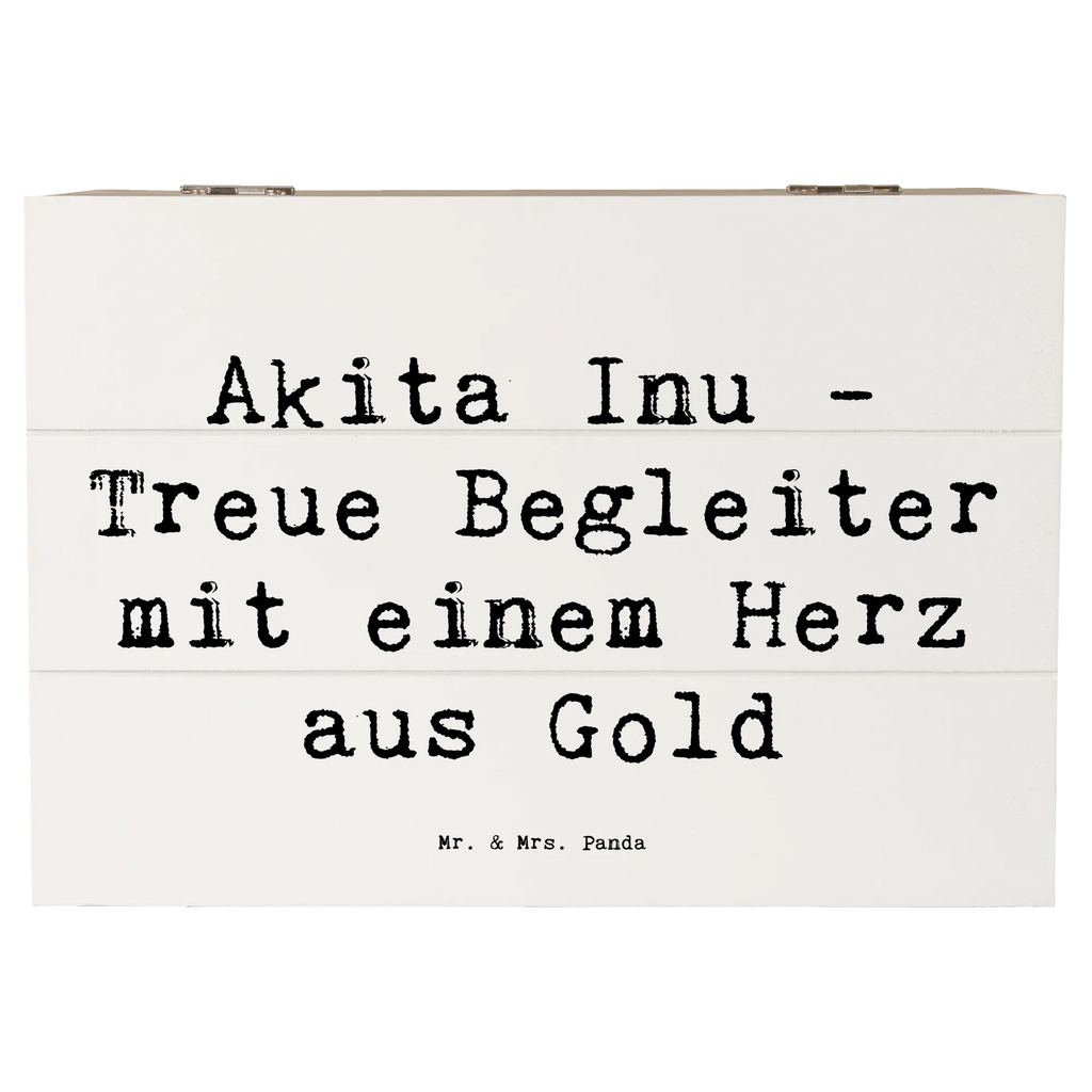 Wooden chest Saying Akita Inu - Treue Begleiter mit einem Herz aus Gold Holzkiste, Truhe, Dekokiste, Geschenkdose, Schatzkiste, Kiste, XXL, Erinnerungskiste, Geschenkbox, Erinnerungsbox, Schatulle, Aufbewahrungsbox, Hund, Hunderasse, Rassehund, Hundebesitzer, Geschenk, Tierfreund, Schenken, Welpe