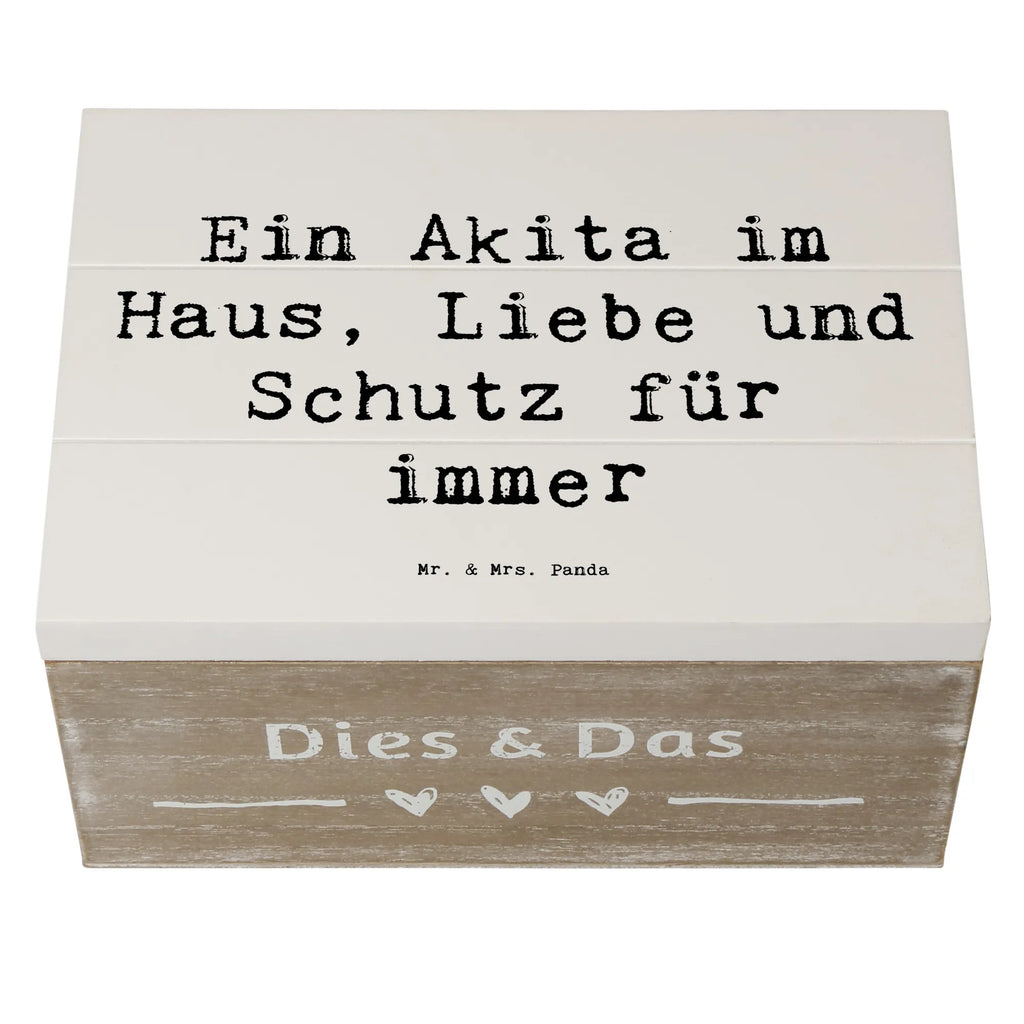 Wooden chest Saying Ein Akita im Haus, Liebe und Schutz für immer Schatzkiste, Geschenkbox, XXL, Kiste, Holzkiste, Dekokiste, Schatulle, Aufbewahrungsbox, Erinnerungsbox, Geschenkdose, Erinnerungskiste, Truhe, Hund, Hunderasse, Rassehund, Hundebesitzer, Geschenk, Tierfreund, Schenken, Welpe