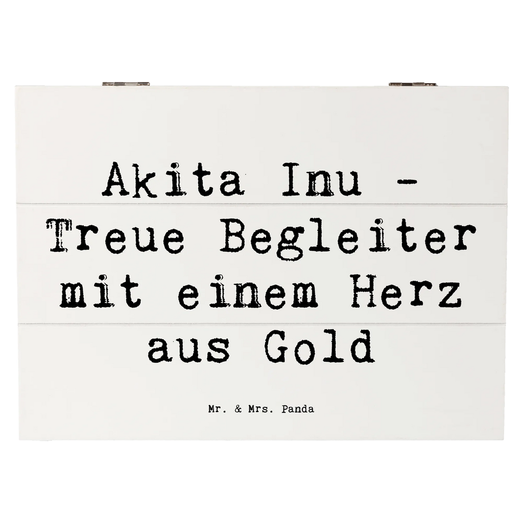 Wooden chest Saying Akita Inu - Treue Begleiter mit einem Herz aus Gold Holzkiste, Truhe, Dekokiste, Geschenkdose, Schatzkiste, Kiste, XXL, Erinnerungskiste, Geschenkbox, Erinnerungsbox, Schatulle, Aufbewahrungsbox, Hund, Hunderasse, Rassehund, Hundebesitzer, Geschenk, Tierfreund, Schenken, Welpe