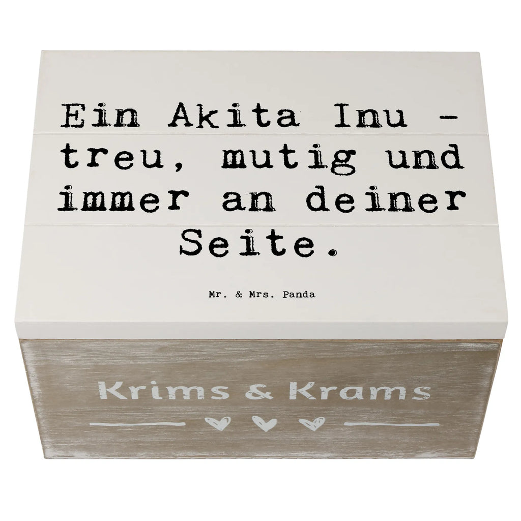 Holzkiste Spruch Akita Inu Freund Erinnerungsbox, XXL, Kiste, Schatulle, Schatzkiste, Geschenkdose, Truhe, Erinnerungskiste, Dekokiste, Holzkiste, Geschenkbox, Aufbewahrungsbox, Hund, Hunderasse, Rassehund, Hundebesitzer, Geschenk, Tierfreund, Schenken, Welpe