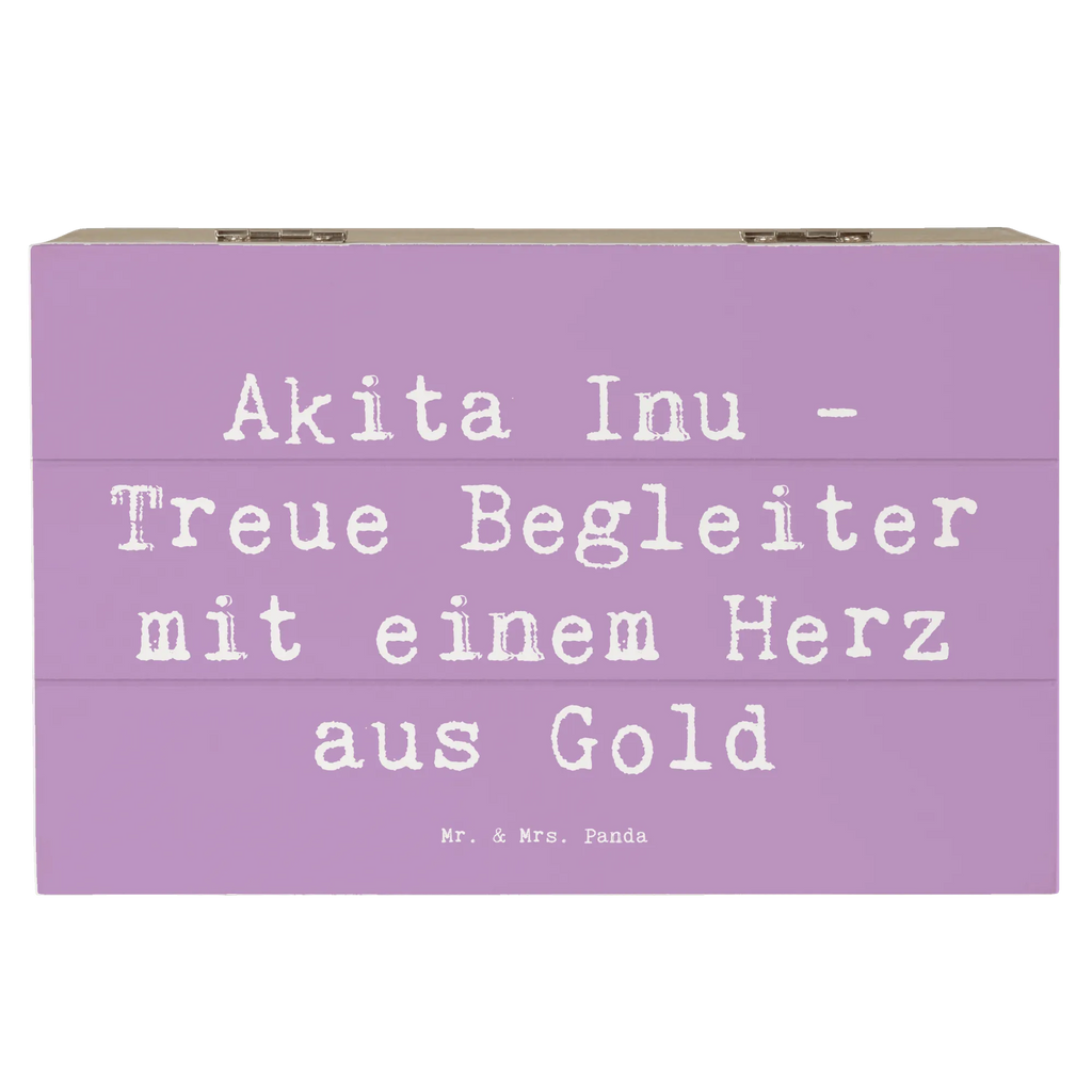 Wooden chest Saying Akita Inu - Treue Begleiter mit einem Herz aus Gold Holzkiste, Truhe, Dekokiste, Geschenkdose, Schatzkiste, Kiste, XXL, Erinnerungskiste, Geschenkbox, Erinnerungsbox, Schatulle, Aufbewahrungsbox, Hund, Hunderasse, Rassehund, Hundebesitzer, Geschenk, Tierfreund, Schenken, Welpe