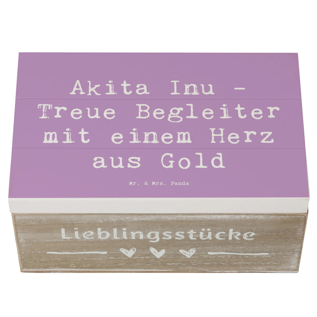 Wooden chest Saying Akita Inu - Treue Begleiter mit einem Herz aus Gold Holzkiste, Truhe, Dekokiste, Geschenkdose, Schatzkiste, Kiste, XXL, Erinnerungskiste, Geschenkbox, Erinnerungsbox, Schatulle, Aufbewahrungsbox, Hund, Hunderasse, Rassehund, Hundebesitzer, Geschenk, Tierfreund, Schenken, Welpe