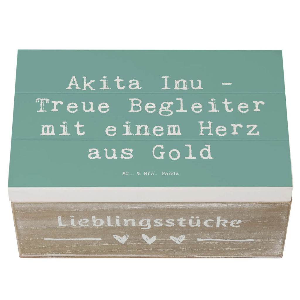 Wooden chest Saying Akita Inu - Treue Begleiter mit einem Herz aus Gold Holzkiste, Truhe, Dekokiste, Geschenkdose, Schatzkiste, Kiste, XXL, Erinnerungskiste, Geschenkbox, Erinnerungsbox, Schatulle, Aufbewahrungsbox, Hund, Hunderasse, Rassehund, Hundebesitzer, Geschenk, Tierfreund, Schenken, Welpe