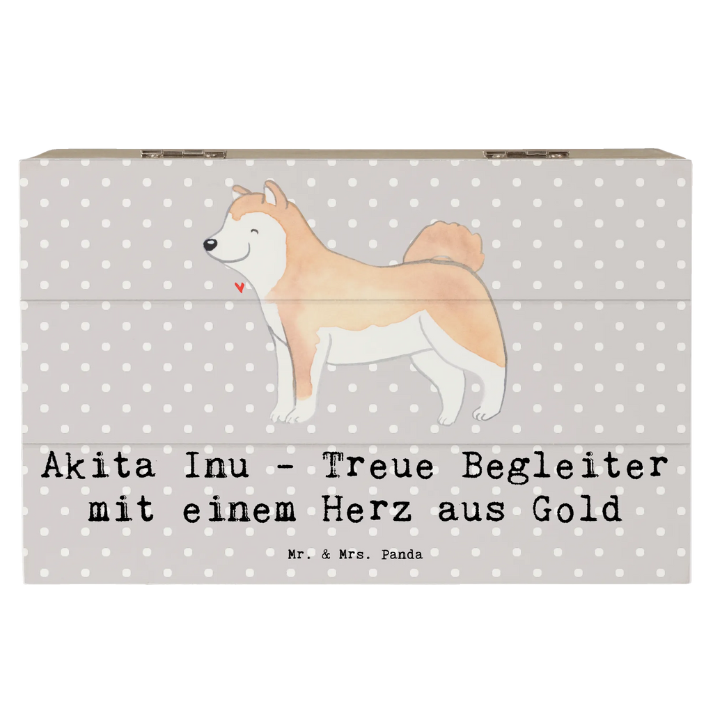 Wooden chest Akita Inu - Treue Begleiter mit einem Herz aus Gold Schatzkiste, Aufbewahrungsbox, Truhe, Schatulle, Holzkiste, Geschenkdose, XXL, Geschenkbox, Erinnerungsbox, Kiste, Dekokiste, Erinnerungskiste, Hund, Hunderasse, Rassehund, Hundebesitzer, Geschenk, Tierfreund, Schenken, Welpe