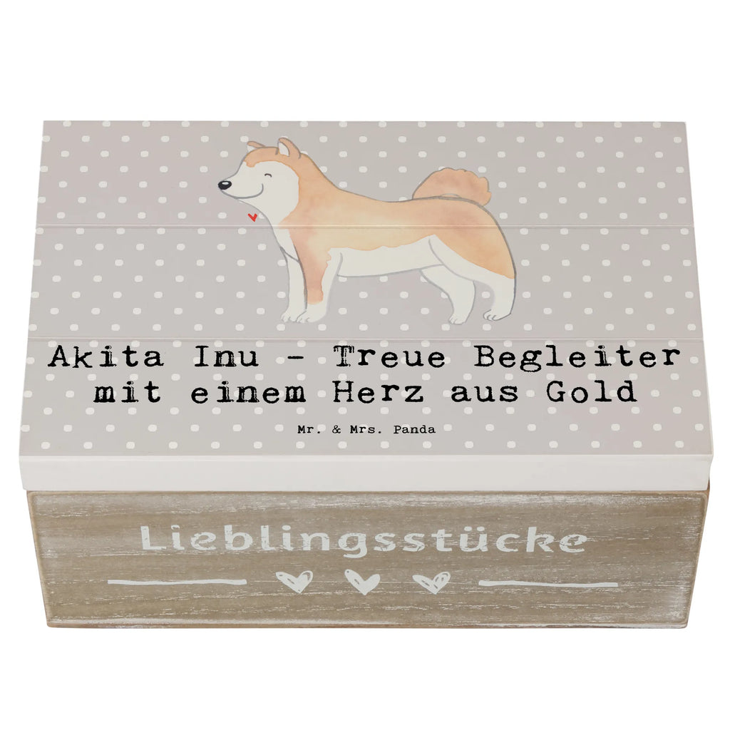 Wooden chest Akita Inu - Treue Begleiter mit einem Herz aus Gold Schatzkiste, Aufbewahrungsbox, Truhe, Schatulle, Holzkiste, Geschenkdose, XXL, Geschenkbox, Erinnerungsbox, Kiste, Dekokiste, Erinnerungskiste, Hund, Hunderasse, Rassehund, Hundebesitzer, Geschenk, Tierfreund, Schenken, Welpe