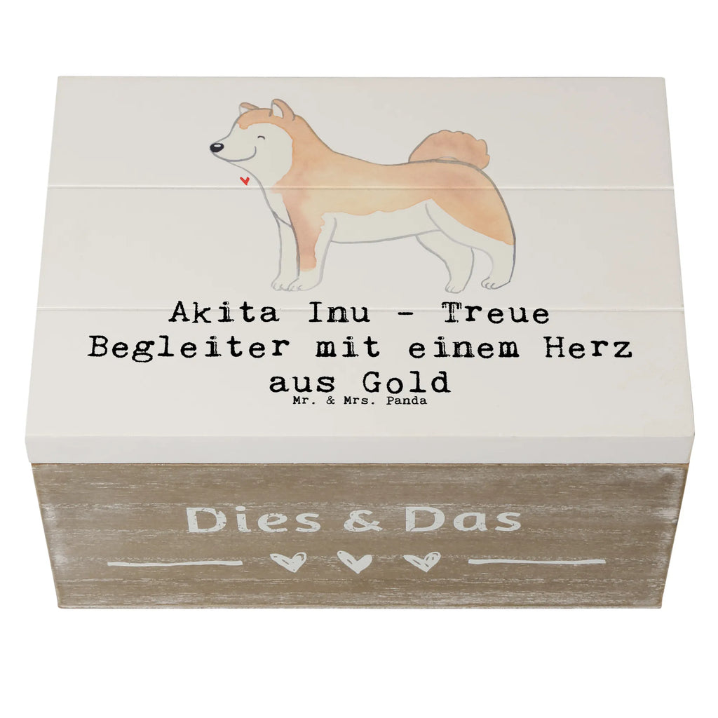 Wooden chest Akita Inu - Treue Begleiter mit einem Herz aus Gold Schatzkiste, Aufbewahrungsbox, Truhe, Schatulle, Holzkiste, Geschenkdose, XXL, Geschenkbox, Erinnerungsbox, Kiste, Dekokiste, Erinnerungskiste, Hund, Hunderasse, Rassehund, Hundebesitzer, Geschenk, Tierfreund, Schenken, Welpe