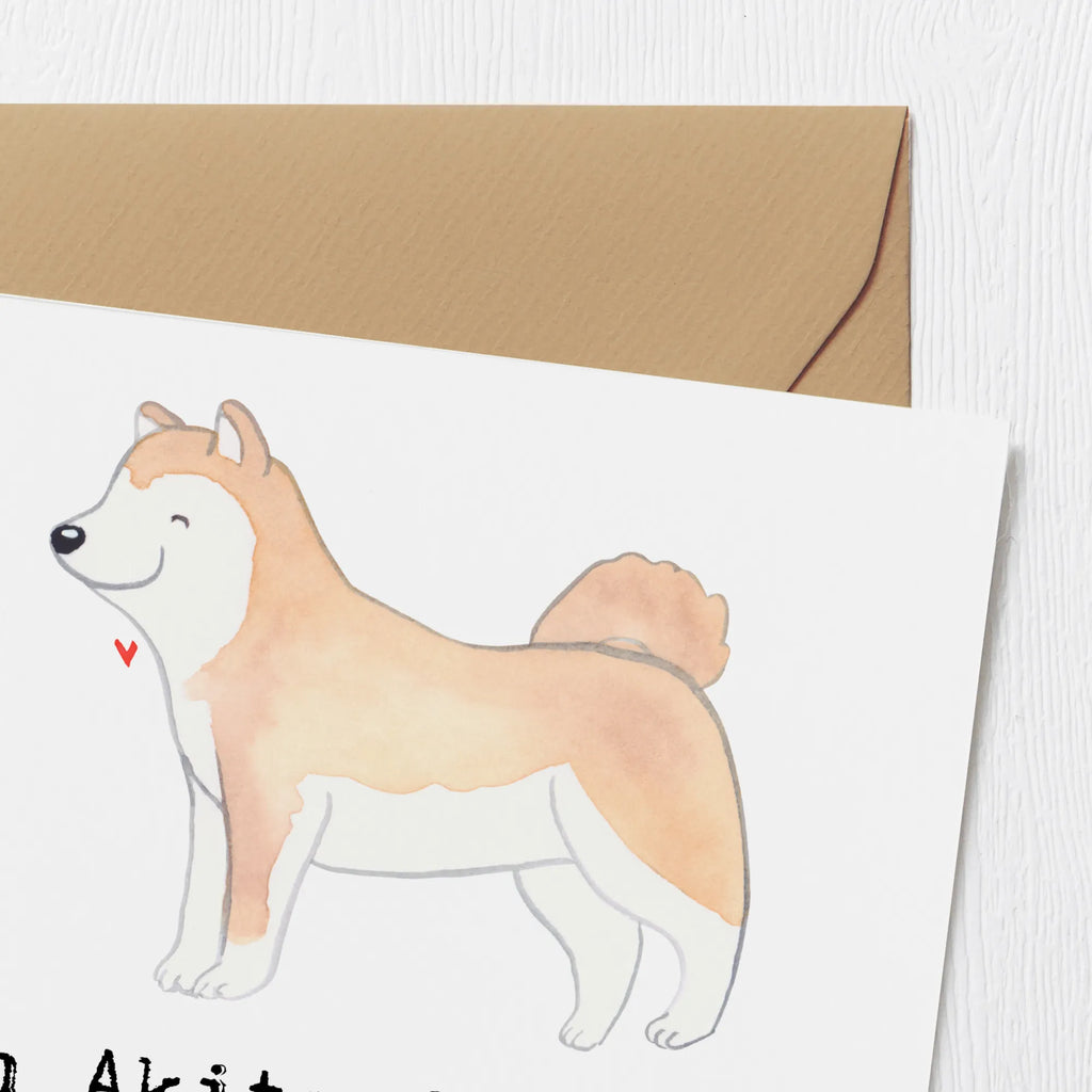 Deluxe Karte Akita Inu Liebe Karte, Hochwertige Klappkarte, Grußkarte, Einladungskarte, Hochzeitskarte, Glückwunschkarte, Klappkarte, Geburtstagskarte, Hochwertige Grußkarte, Hund, Hunderasse, Rassehund, Hundebesitzer, Geschenk, Tierfreund, Schenken, Welpe