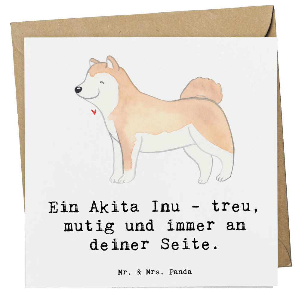Deluxe Karte Akita Inu Freund Karte, Klappkarte, Hochzeitskarte, Geburtstagskarte, Hochwertige Grußkarte, Hochwertige Klappkarte, Glückwunschkarte, Grußkarte, Einladungskarte, Hund, Hunderasse, Rassehund, Hundebesitzer, Geschenk, Tierfreund, Schenken, Welpe