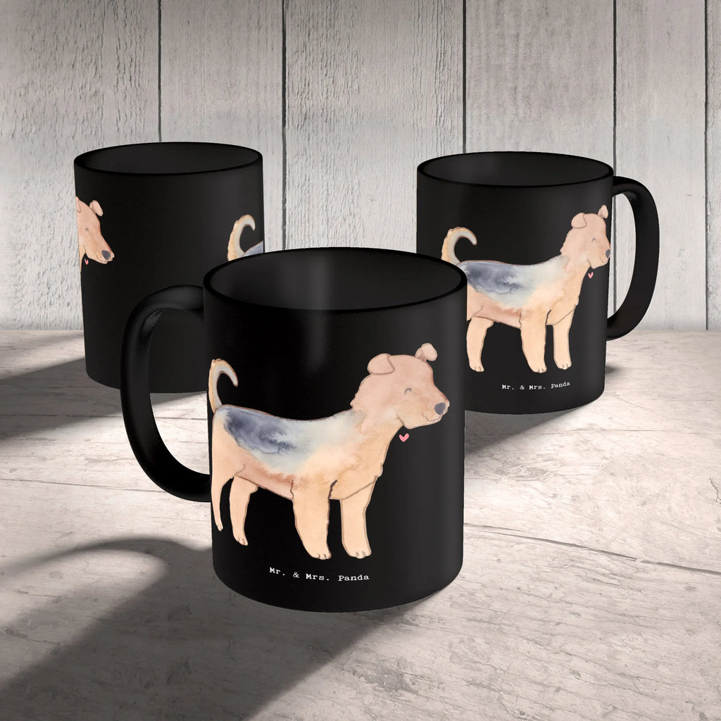Tasse Airedale Terrier Abenteuer Geschenktasse, Teetasse, Porzellantasse, Bürotasse, Tasse, Keramiktasse, Tasse mit Motiven, Kaffeetasse, Tasse mit Zitaten, Hund, Hunderasse, Rassehund, Hundebesitzer, Geschenk, Tierfreund, Schenken, Welpe