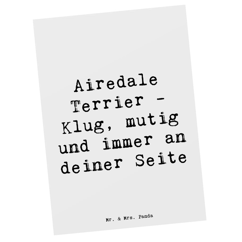 Postkarte Spruch Airedale Terrier Dankeskarte, Einladungskarten Geburtstag, Einladungskarte, Ansichtskarten, Karte, Geburtstagskarte, Ansichtskarte, Geschenkkarte, Postkarte, Einladung, Einladung Geburtstag, Grußkarte, Hund, Hunderasse, Rassehund, Hundebesitzer, Geschenk, Tierfreund, Schenken, Welpe