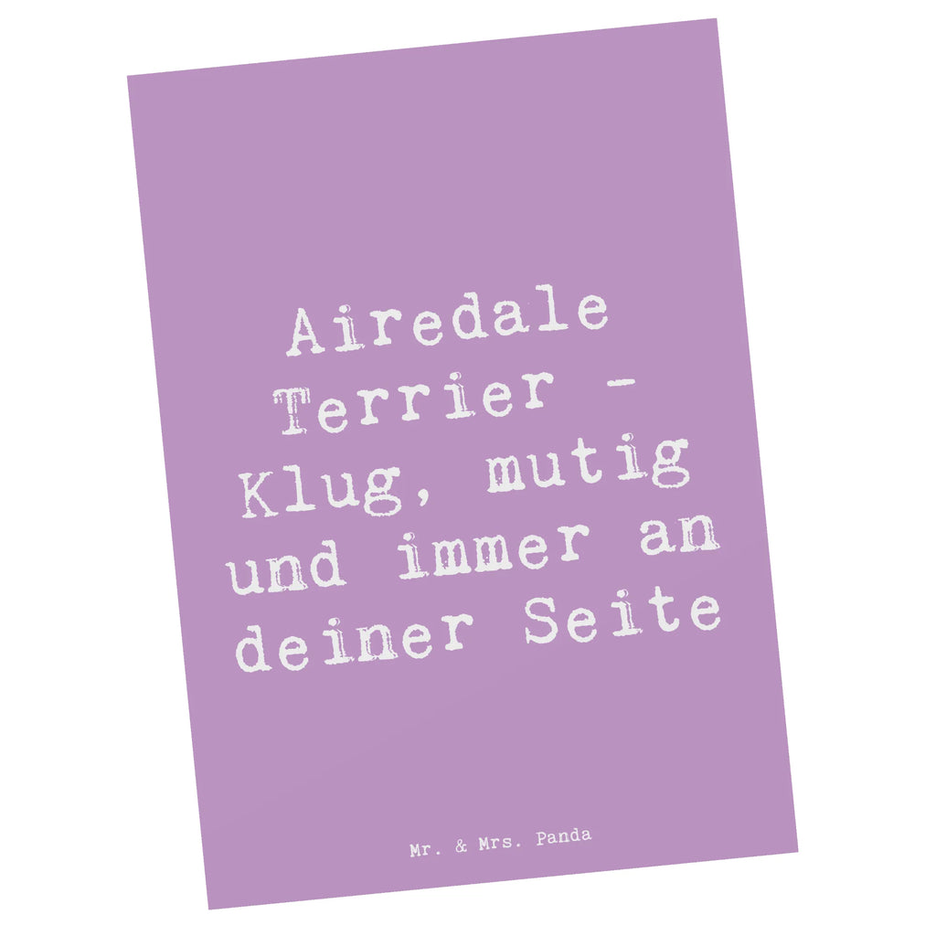 Postkarte Spruch Airedale Terrier Dankeskarte, Einladungskarten Geburtstag, Einladungskarte, Ansichtskarten, Karte, Geburtstagskarte, Ansichtskarte, Geschenkkarte, Postkarte, Einladung, Einladung Geburtstag, Grußkarte, Hund, Hunderasse, Rassehund, Hundebesitzer, Geschenk, Tierfreund, Schenken, Welpe
