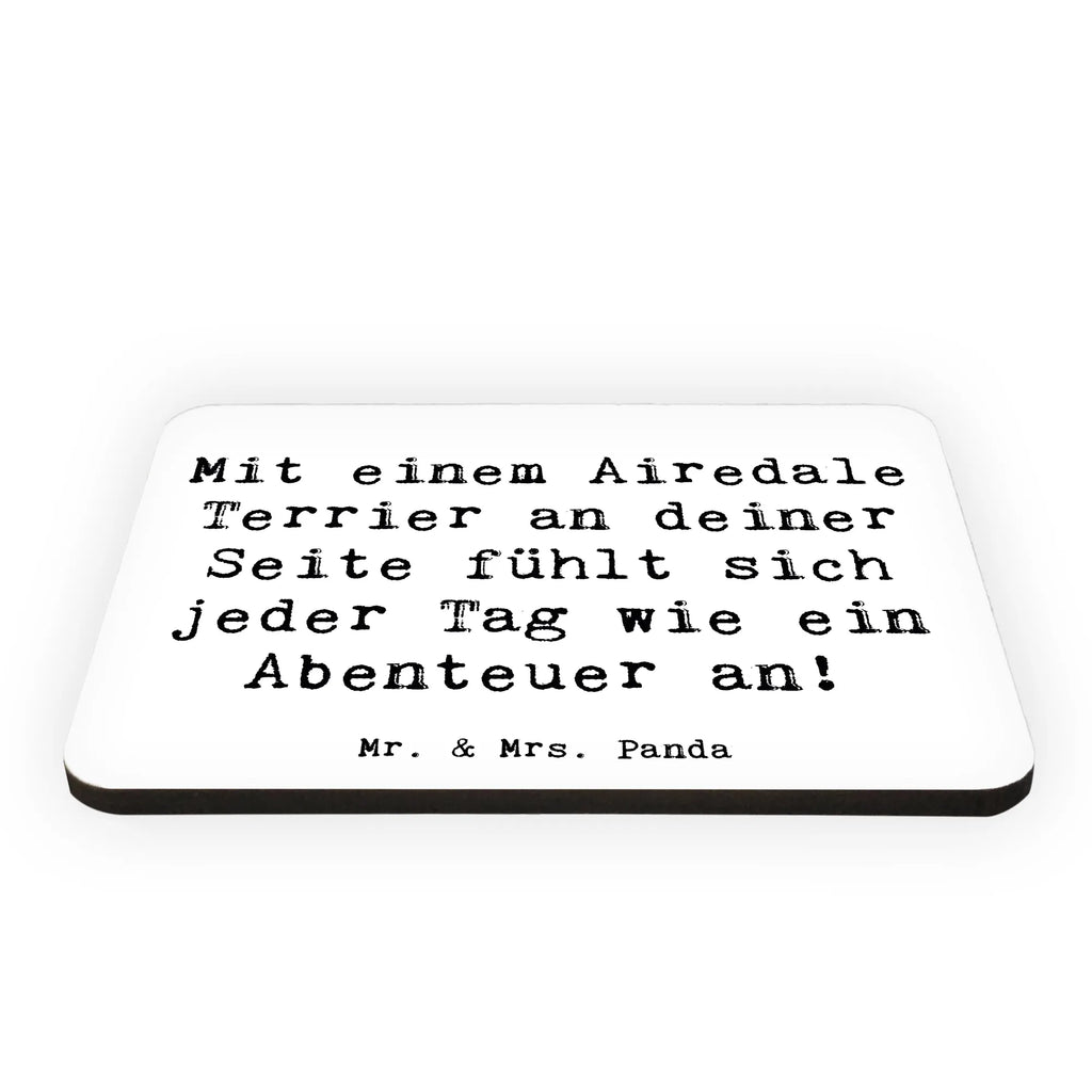 Magnet Spruch Airedale Terrier Abenteuer Kühlschrankmagnet, Pinnwandmagnet, Motivmagnete, Notiz Magnet, Whiteboard Magnet, Dekomagnet, Souvenir Magnet, Kühlschrank Dekoration, Hund, Hunderasse, Rassehund, Hundebesitzer, Geschenk, Tierfreund, Schenken, Welpe