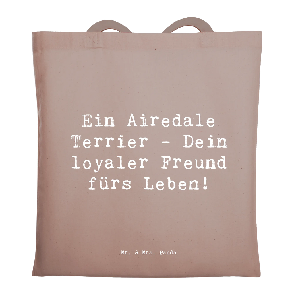 Tragetasche Spruch Airedale Terrier Jutebeutel, Strandtasche, Laptoptasche, Beuteltasche, Tragetasche, Tasche, Stofftasche, Beutel, Umhängetasche, Einkaufstasche, Badetasche, Einkaufstüte, Shopper, Schultertasche, Stoffbeutel, Jutetasche, Hund, Hunderasse, Rassehund, Hundebesitzer, Geschenk, Tierfreund, Schenken, Welpe
