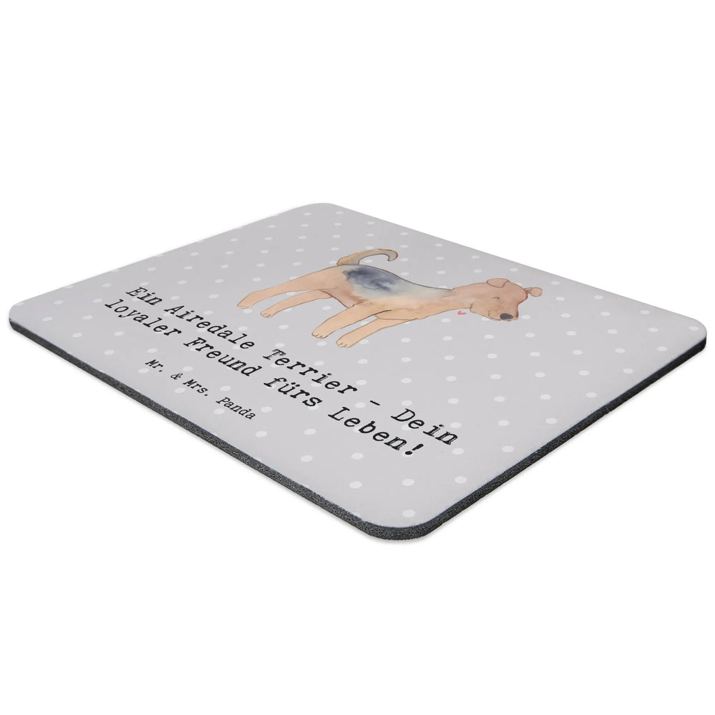 Mouse mat Ein Airedale Terrier - Dein loyaler Freund fürs Leben! Arbeitszimmer, Einzigartiges Mauspad, Mausunterlage, Mauspad Büro, Computer zubehör, Büroausstattung, PC Zubehör, Mousepad, Mauspad, Designer Mauspad, Hund, Hunderasse, Rassehund, Hundebesitzer, Geschenk, Tierfreund, Schenken, Welpe
